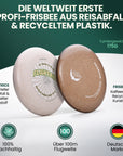 CoffeeBean - nachhaltige Frisbee-Scheibe aus Kaffeesatz & recyceltem Kunststoff – 175g