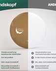 CoffeeBean - nachhaltige Frisbee-Scheibe aus Kaffeesatz & recyceltem Kunststoff – 175g