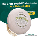 FrightRice - sustainable frisbee made from rice husks & recycled plastic - 175g
