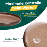 CoffeeBean - sustainable frisbee disc made from coffee grounds & recycled plastic – 175g